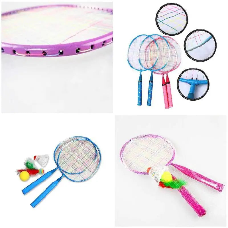Kids' Badminton Racket Set – 2 Junior Rackets & Shuttlecocks – Maison ...