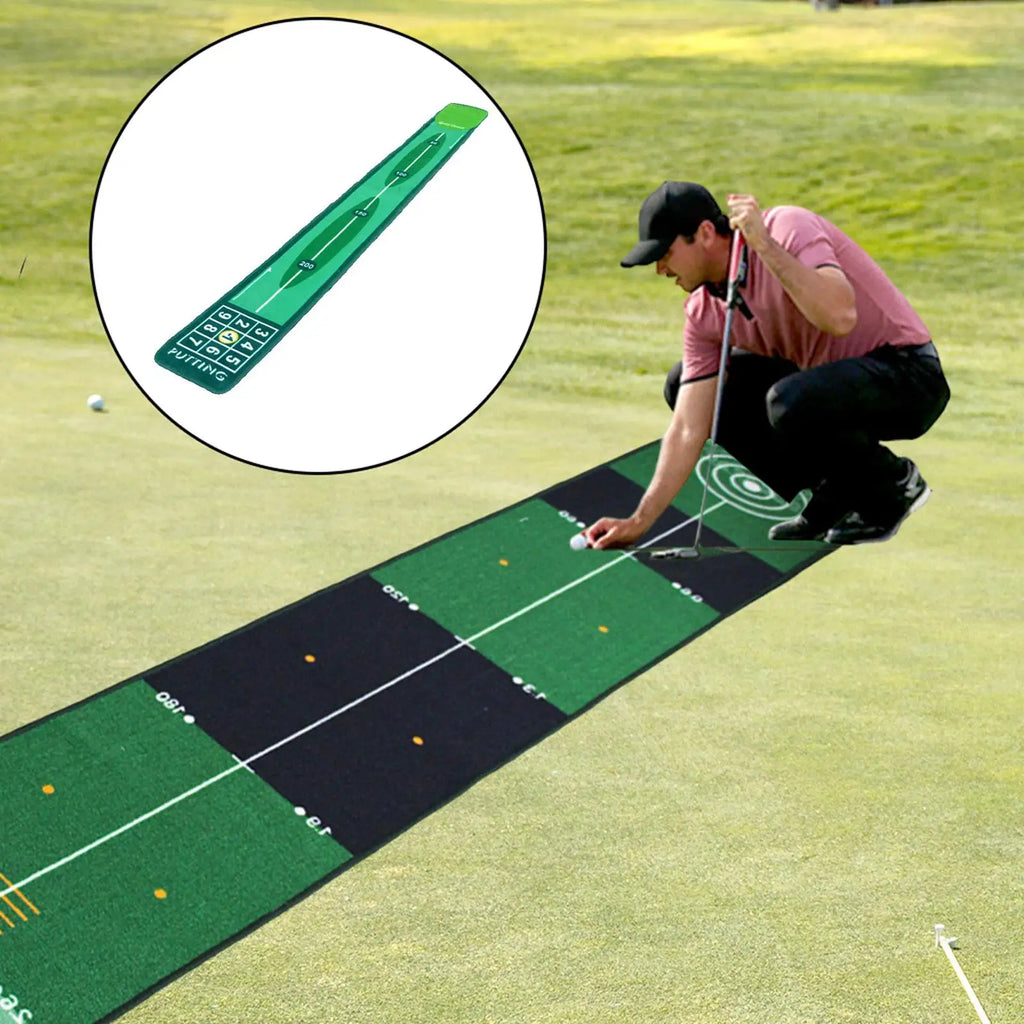 Indoor Golf Putting & Hitting Mat – Practice Green for Home, Garden & Office