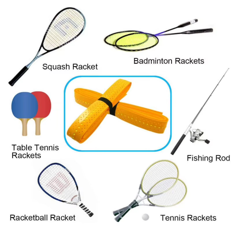 Padel & Tennis Overgrips (10 Pack) – Anti-Slip, Sweat-Absorbing Racket Grip Tape
