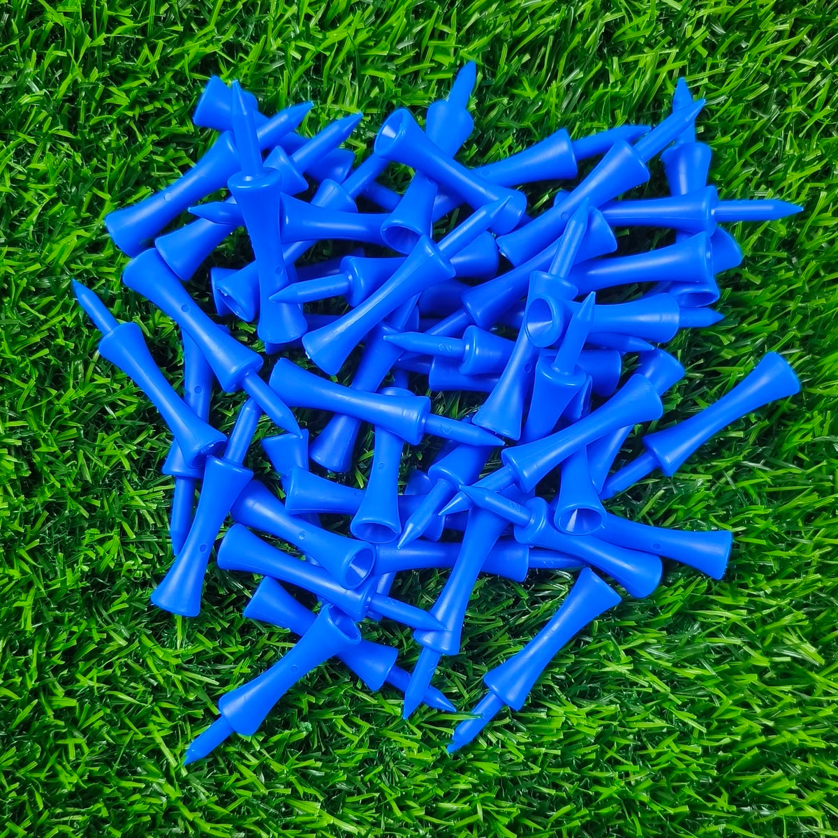 Plastic Step-Down Golf Tees (50 Pack) – 59mm Consistent-Height Tees