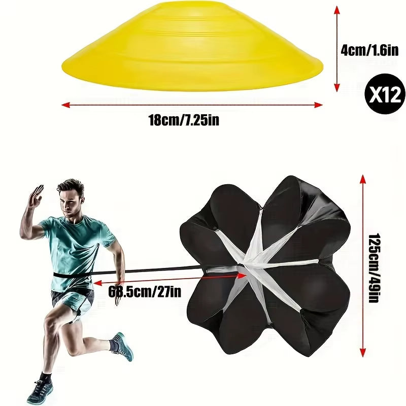 Football Speed & Agility Training Set – Ladder, Cones & Drills Kit