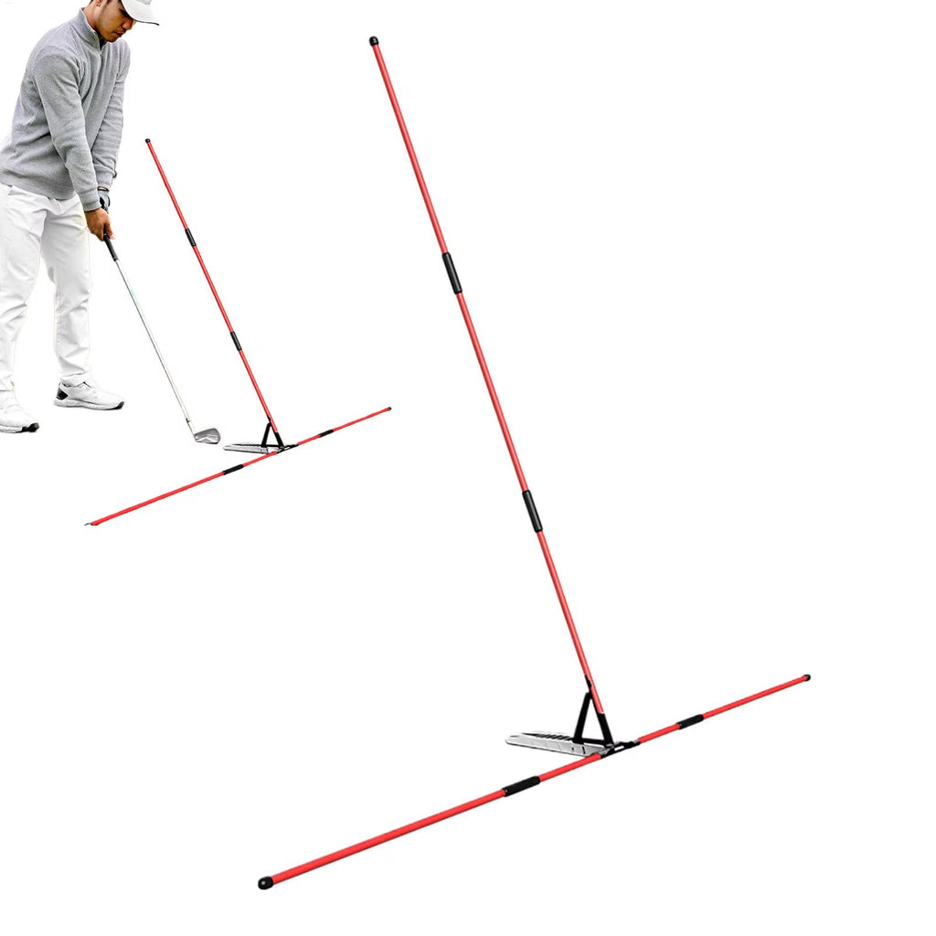 Golf Swing Plane Trainer – Adjustable Alignment Stick Holder for Posture