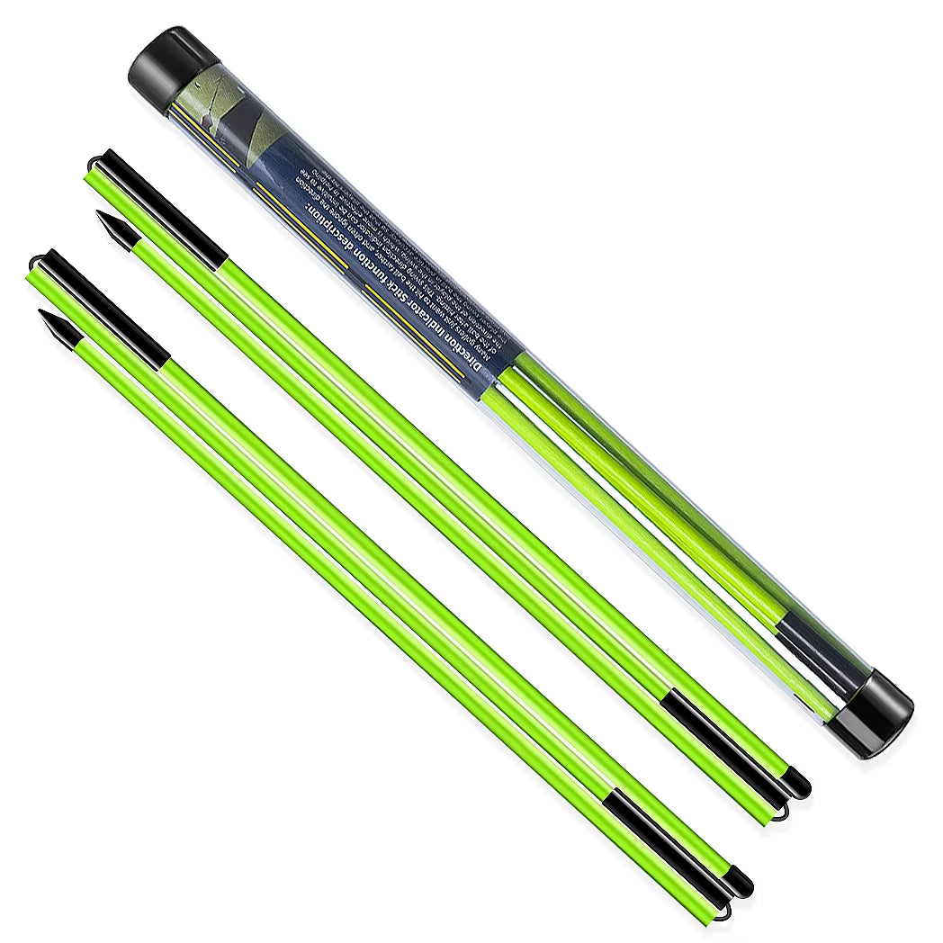 Golf Alignment Sticks (2 Sets) – 48-Inch Foldable Practice Rods