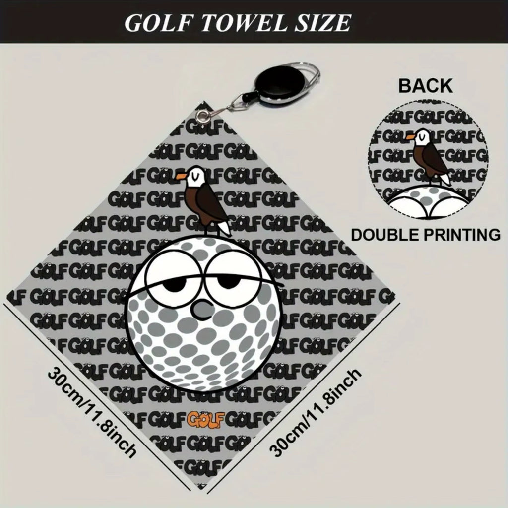 Golf Towels (2 Pack) – Quick-Dry Microfibre Towels with Clip Hook