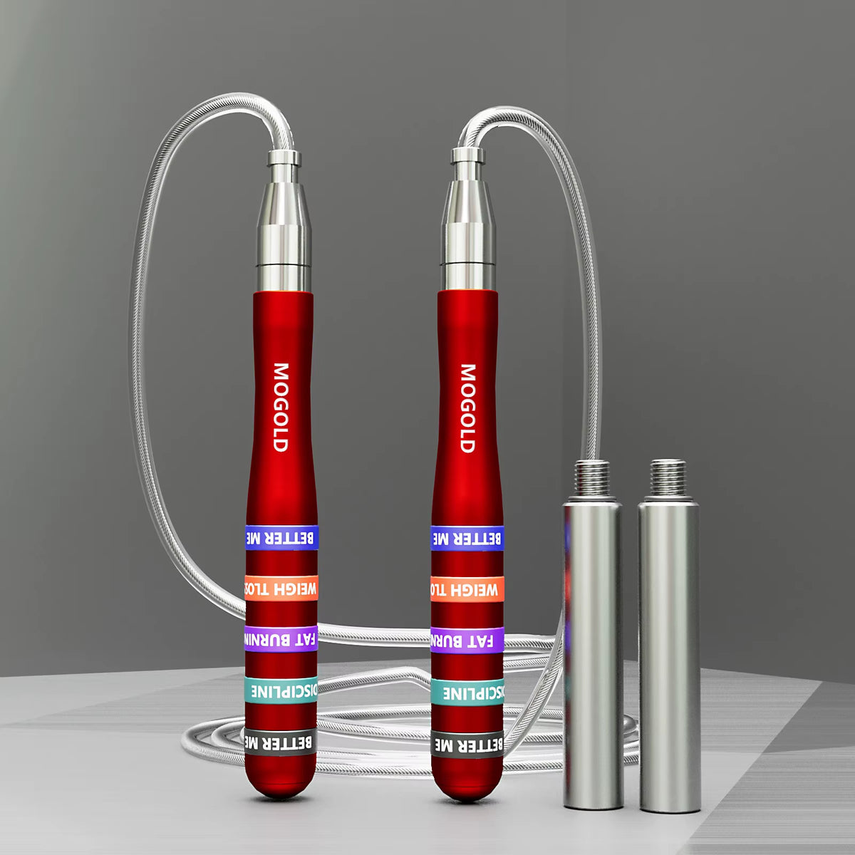 Adjustable Weighted Skipping Rope – Jump Rope for Gym, Boxing & Fitness