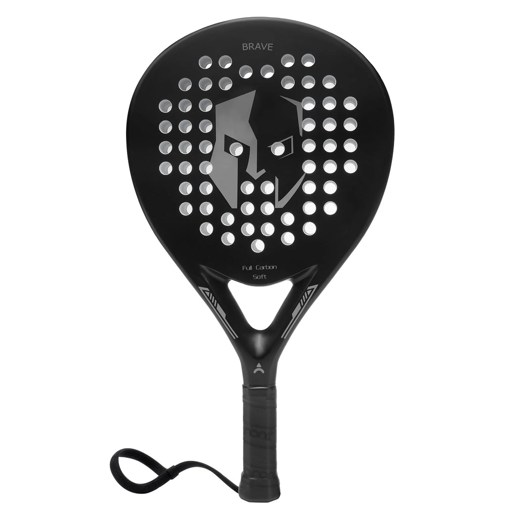Carbon Fiber Padel Tennis Racket – Lightweight Pop Tennis Paddle Racquet with EVA Memory Flex Foam Core for Superior Control