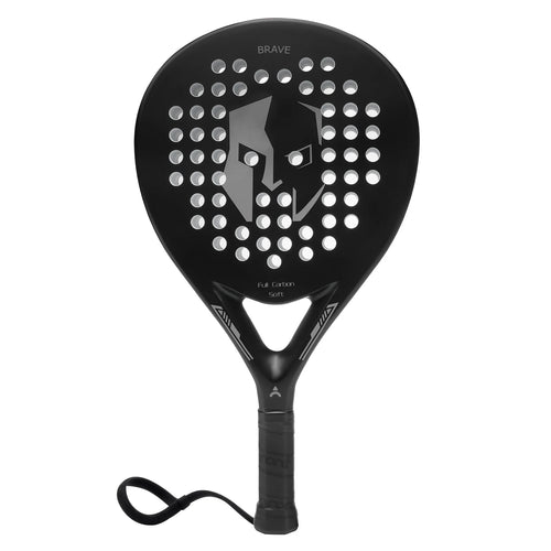 Carbon Fiber Padel Tennis Racket – Lightweight Pop Tennis Paddle Racquet with EVA Memory Flex Foam Core for Superior Control