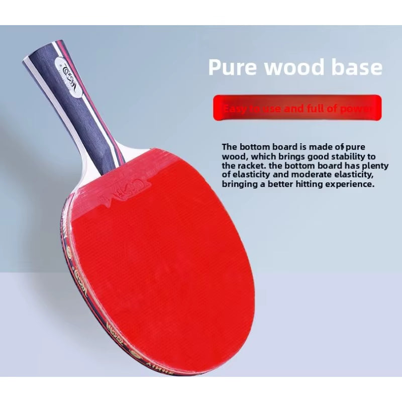 Galaxy 1-Star Training Ping Pong Bat | Original Quality Table Tennis Racket with Pimples-In Rubber for Skill Building