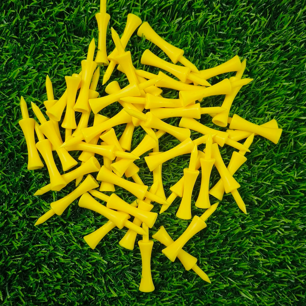 Plastic Step-Down Golf Tees (50 Pack) – 59mm Consistent-Height Tees