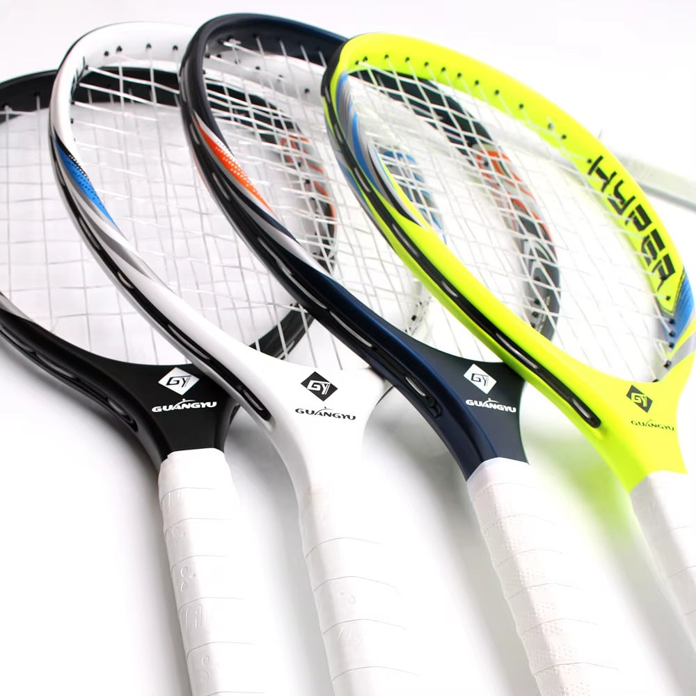TYPTI Carbon Racket Carbon Fiber Ready Strung Mini Tennis Racquet Paddle for Low Noise Foam Ball Pickleball Court Sport