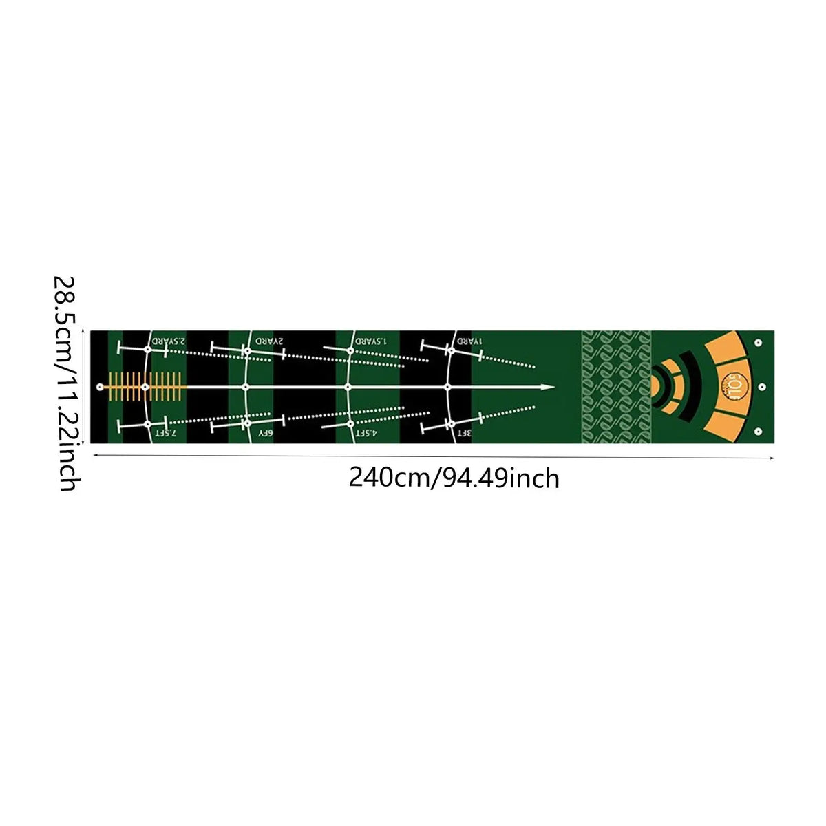 Indoor Golf Putting & Hitting Mat – Practice Green for Home, Garden & Office