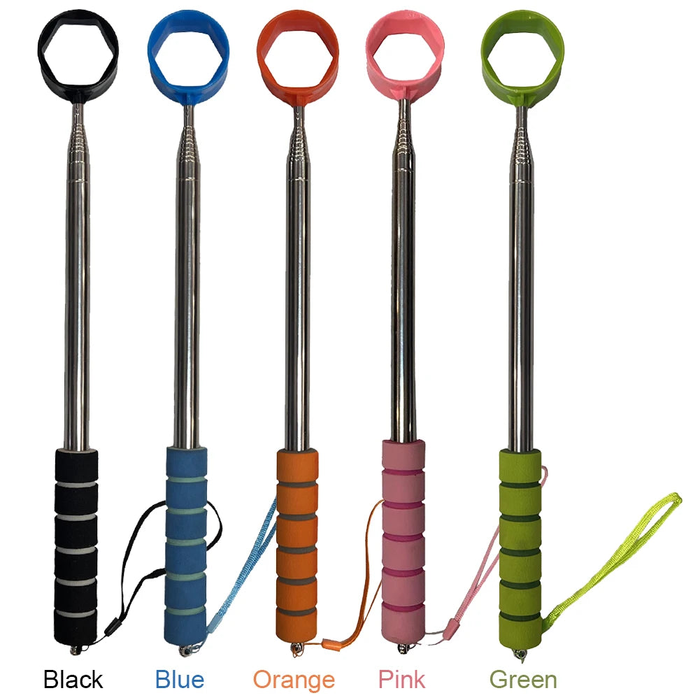 Telescopic Golf Ball Retriever 2.7m (8.86ft) – Extendable Ball Grabber for Water & Bunkers