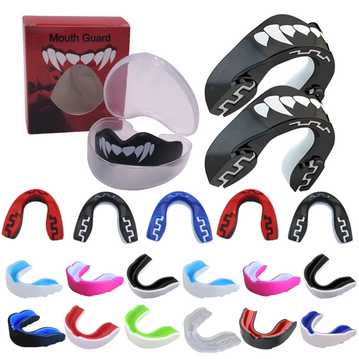 Ultimate Professional Boxing Mouthguard - Superior EVA Tooth Protection for MMA, Muay Thai, and Training for All Ages