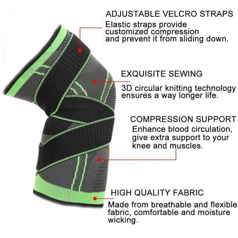 Knee compression sleeve for running, gym and basketball