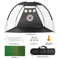 Golf Practice Net 2m × 1.4m with Hitting Mat – Garden Driving & Chipping Net