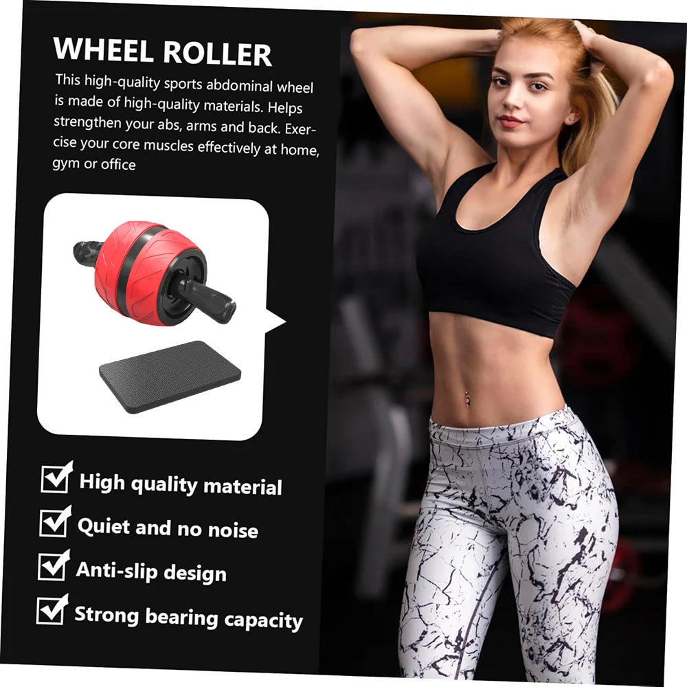 Rebound Ab Roller Wheel with Knee Mat – Core Trainer for Home Workouts