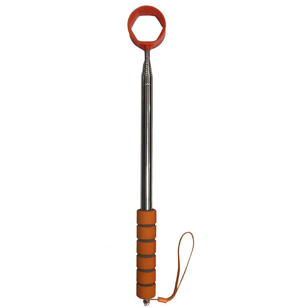 Telescopic Golf Ball Retriever 2.7m (8.86ft) – Extendable Ball Grabber for Water & Bunkers
