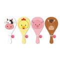 Portable Wooden Paddle Ball Game Set with Elastic String – 4-Piece Lightweight Outdoor & Travel Sports Activity for Kids and Adults