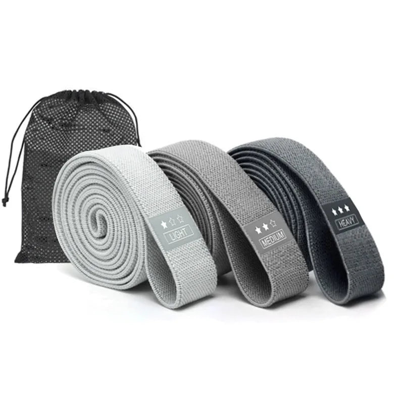 Long Fabric Resistance Band Set – Loop Bands for Pull-Up Assist, Stretching & Strength