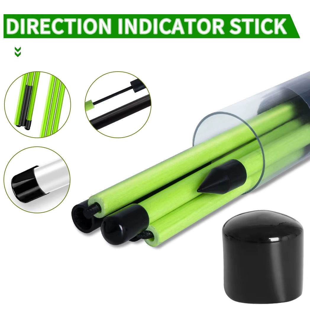 Golf Alignment Sticks (2 Sets) – 48-Inch Foldable Practice Rods