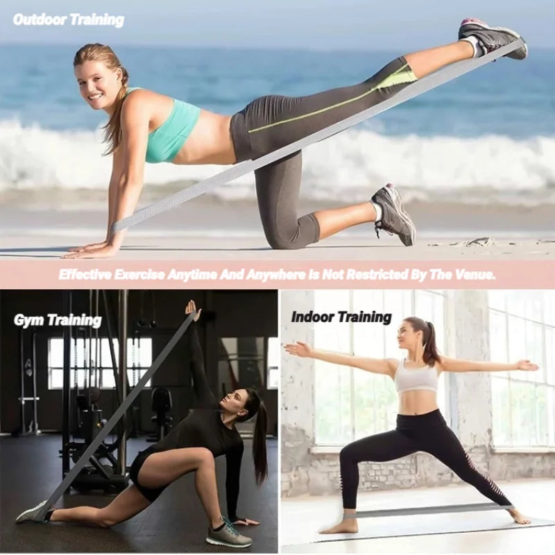 Long Fabric Resistance Band Set – Loop Bands for Pull-Up Assist, Stretching & Strength