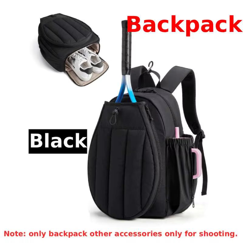 Quilted Padel & Racket Bag – Large Shoulder Tote for Padel, Tennis & Pickleball
