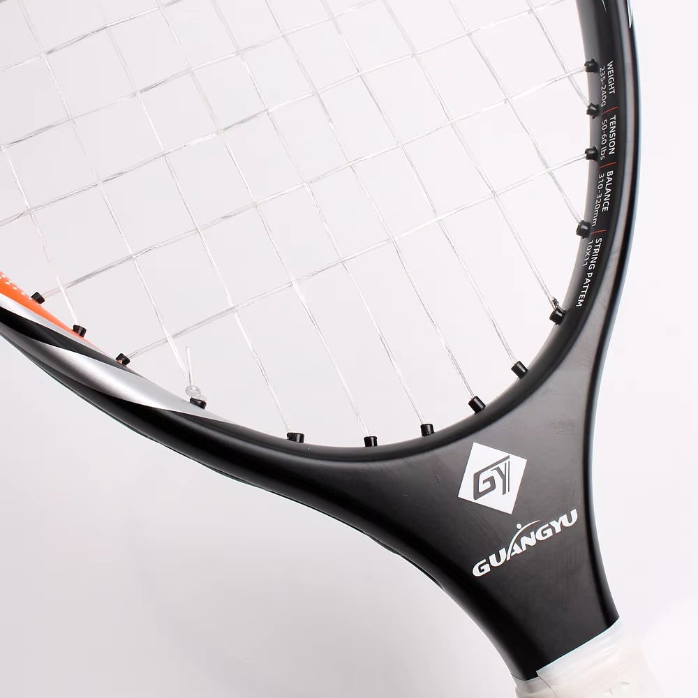TYPTI Carbon Racket Carbon Fiber Ready Strung Mini Tennis Racquet Paddle for Low Noise Foam Ball Pickleball Court Sport