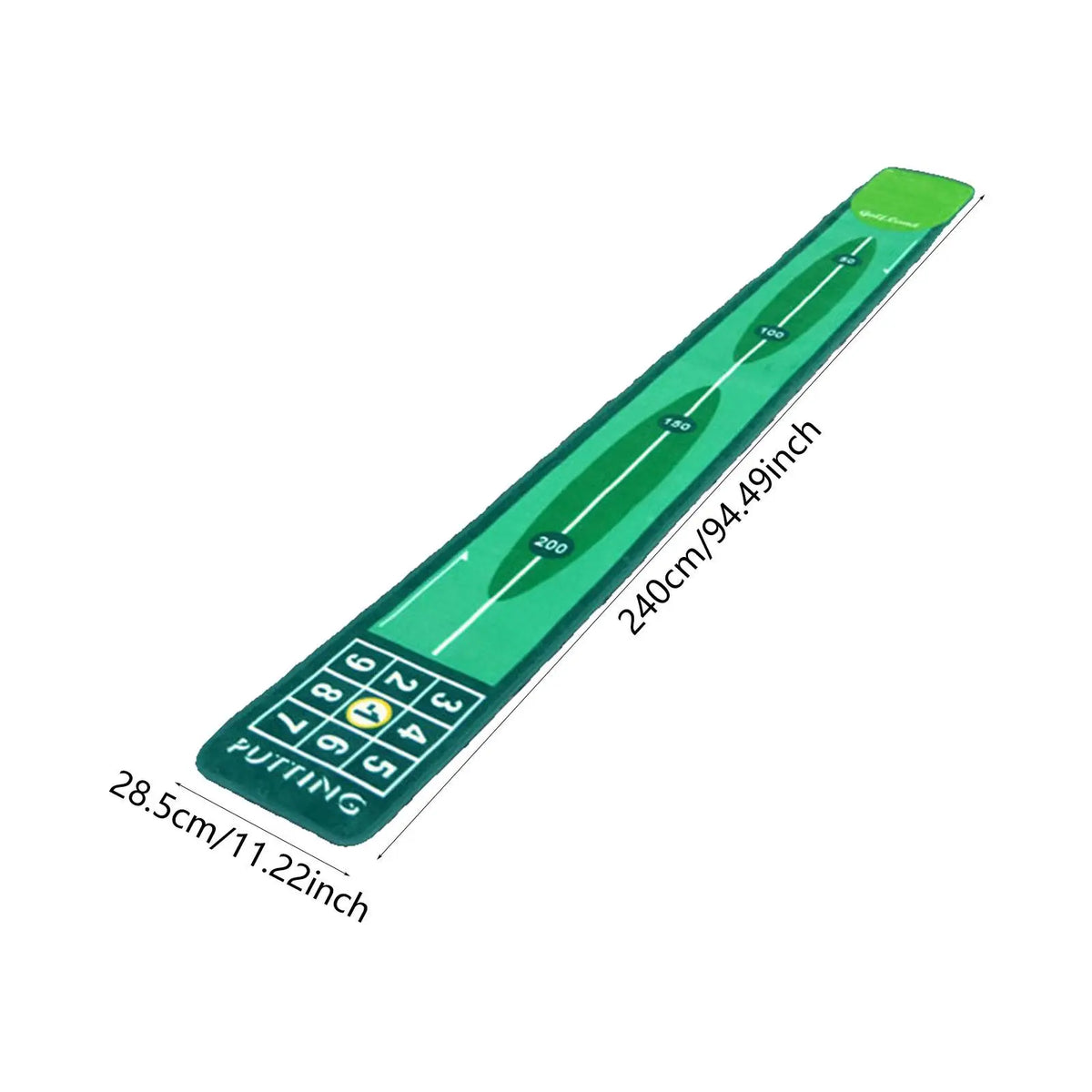 Indoor Golf Putting & Hitting Mat – Practice Green for Home, Garden & Office