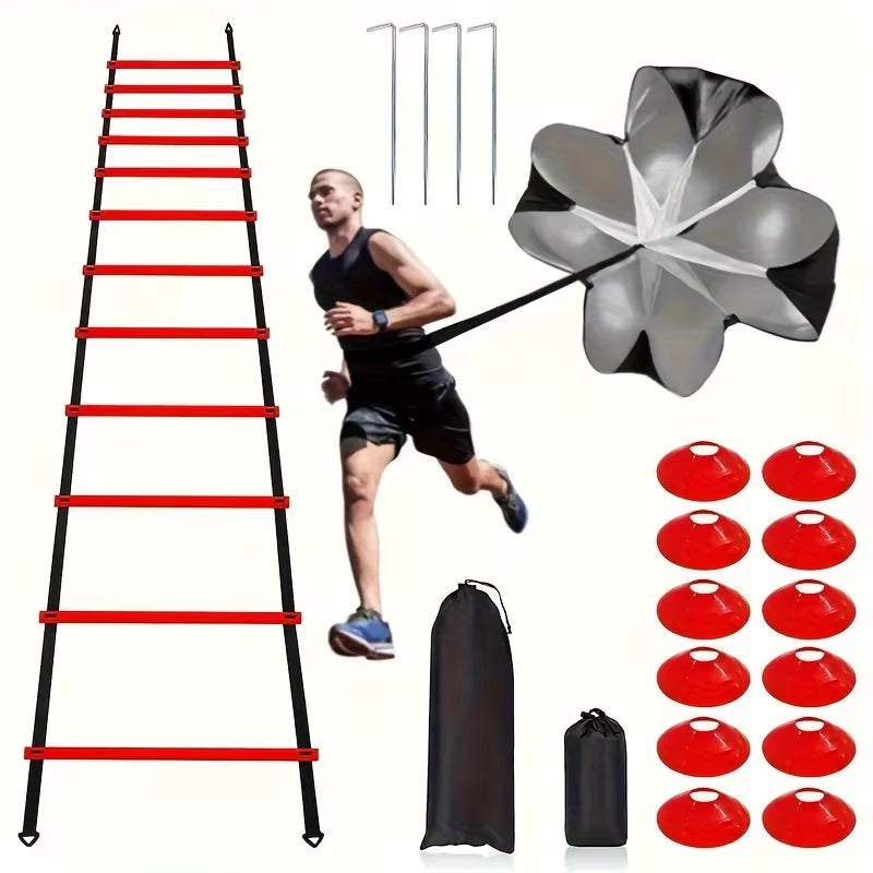 Football Speed & Agility Training Set – Ladder, Cones & Drills Kit
