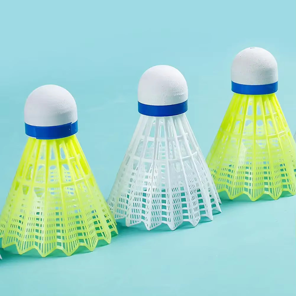 12Pcs Nylon Badminton Shuttlecocks – Durable & Stable Training Birdies for Indoor & Outdoor Sports Practice