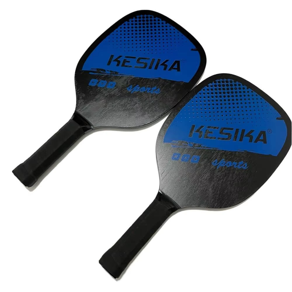 Pickleball Paddle Set with 4 Balls & Carrying Bag – Poplar Wood, Non-Slip (Kids & Family)