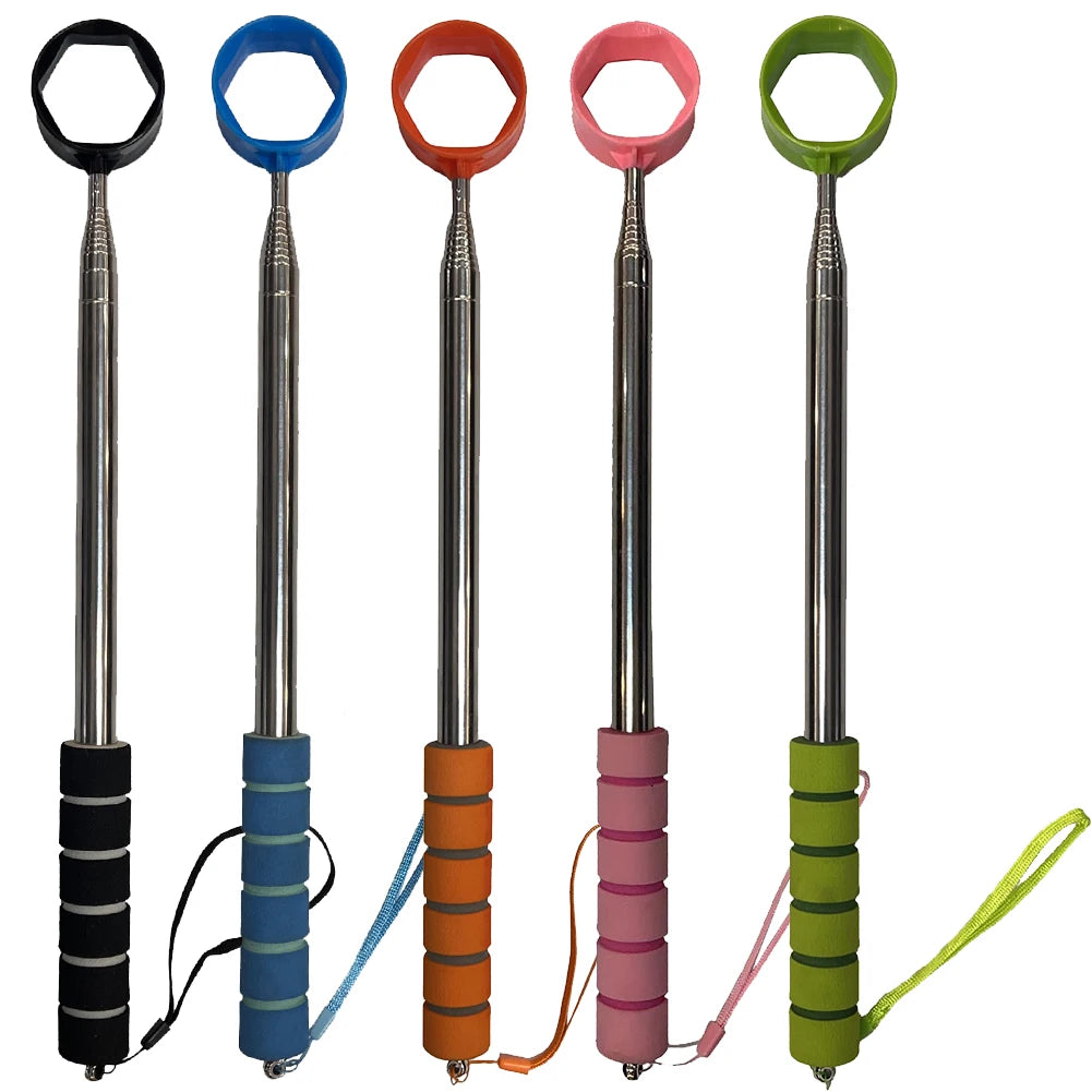 Telescopic Golf Ball Retriever 2.7m (8.86ft) – Extendable Ball Grabber for Water & Bunkers