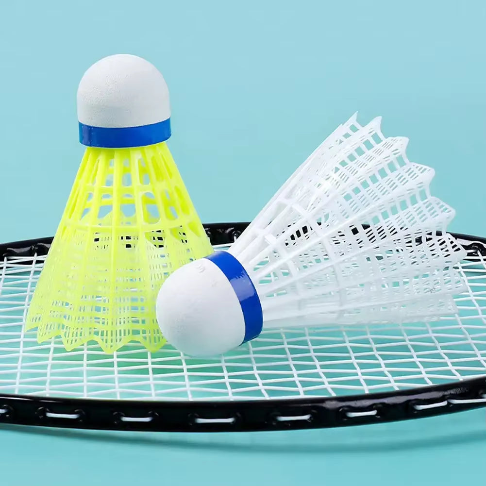 12Pcs Nylon Badminton Shuttlecocks – Durable & Stable Training Birdies for Indoor & Outdoor Sports Practice
