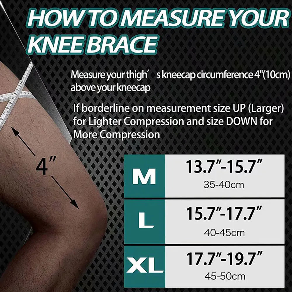 Knee brace with side stabilisers for running and gym