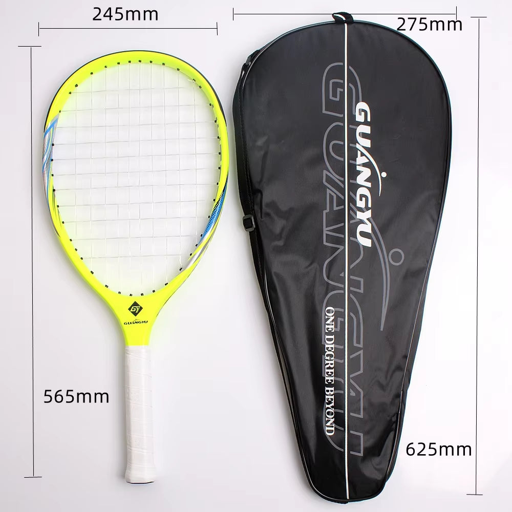 TYPTI Carbon Racket Carbon Fiber Ready Strung Mini Tennis Racquet Paddle for Low Noise Foam Ball Pickleball Court Sport