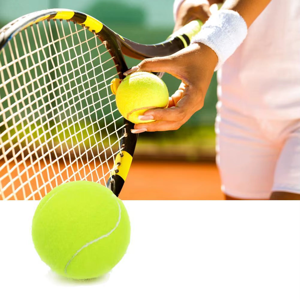 High Elasticity Training Tennis Balls – Fluorescent Yellow Rubber & Felt Balls for Competition, Practice & All Court Surfaces (SKU: KKK4307)